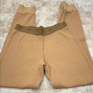 TNA Camel Waffle Knit Joggers